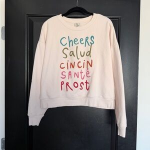 New Anthropologie / Maeve Cheers Sweatshirt